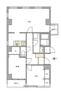 東京都江東区佐賀1丁目【マンション】の間取り