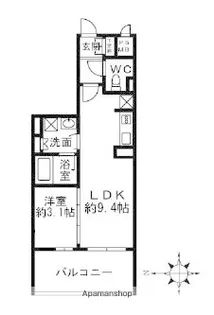 東京都台東区元浅草3丁目【マンション】の間取り
