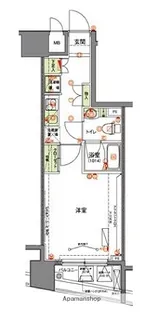 ハーモニーレジデンス両国テラス【10階】の間取り