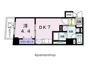 アンソレイエ【2階】の間取り
