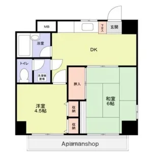 ルアセイントビル【2階】の間取り