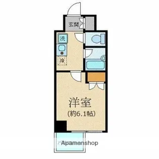 ヴェルトウォーターフロント【6階】の間取り
