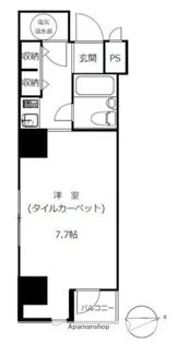 パラシオン浜松町【6階】の間取り