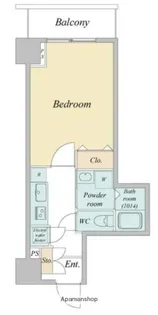 ハイリーフ芝大門【2階】の間取り