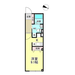 シャインパーク錦糸町【202号室】の間取り