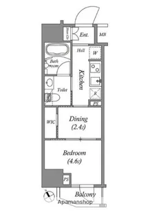 東京都江東区佐賀1丁目【マンション】の間取り