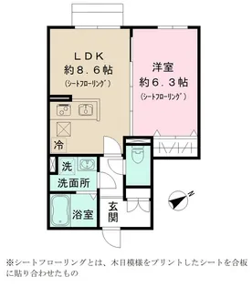 フォレストグリーン篠崎【1階】の間取り