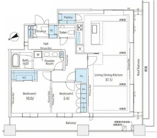 東京ミッドタウン八重洲 八重洲セントラルスクエア【7階】の間取り