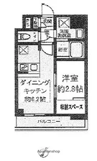 ドゥーエ浅草橋Ⅱ【7階】の間取り