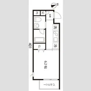 アリカ押上【4階】の間取り