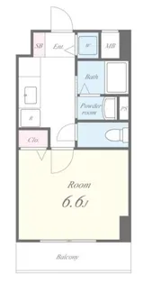 ジェイズ クレイドル【7階】の間取り