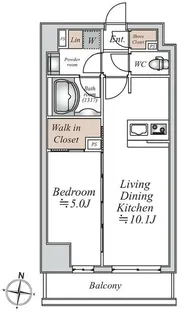 グランカーサ大島【6階】の間取り