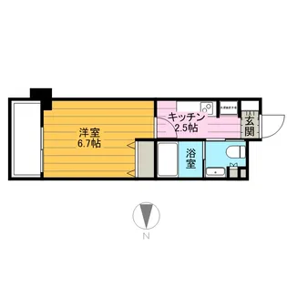 エスティメゾン大島【7階】の間取り