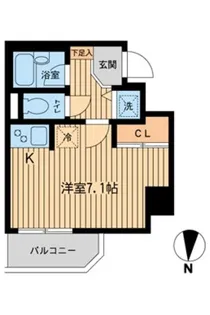 ジョイシティ住吉Ⅱ【3階】の間取り