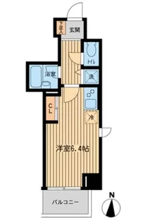 ジョイシティ住吉Ⅱ【5階】の間取り