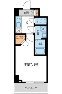 プライムアーバン住吉Ⅱ【9階】の間取り