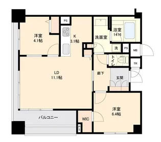 プロスペクト森下【3階】の間取り
