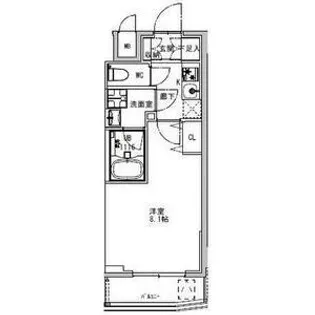 SーRESIDENCE両国PARKSIDE【6階】の間取り