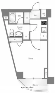 クレアシオン浅草Ⅱ【5階】の間取り