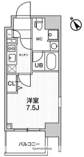 グランドコンシェルジュ浅草橋【10階】の間取り