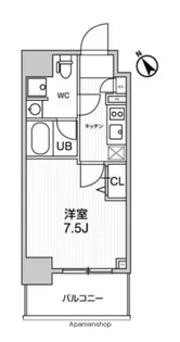 東京都台東区柳橋1丁目【マンション】の間取り