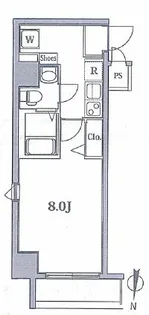 プレストマーロ両国【2階】の間取り