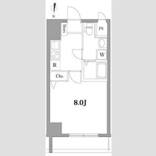 プレストマーロ両国【3階】の間取り