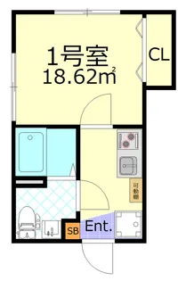 東京都江戸川区南小岩7丁目【アパート】の間取り