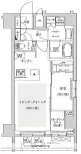 レアライズ浅草Ⅴ【4階】の間取り