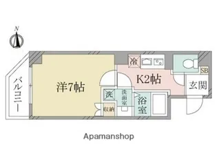 A LATO MORISHITA【502号室】の間取り