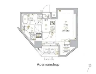 ベルシード門前仲町Ⅱ【6階】の間取り
