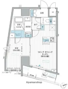 栖ーすみかー浅草蔵前【8階】の間取り