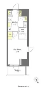 プライムメゾン門前仲町【13階】の間取り