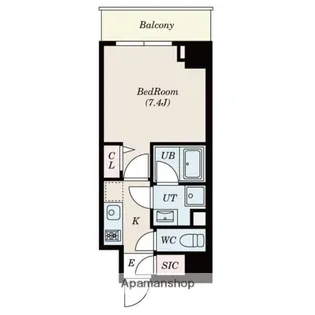 PASEO上野御徒町【3階】の間取り