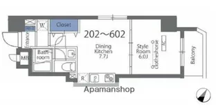 ミレドゥーエ両国【2階】の間取り