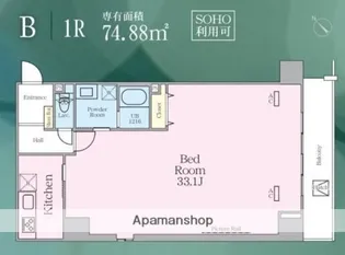 ゼンパレス日本橋【2階】の間取り