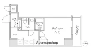 東京都墨田区緑3丁目【マンション】の間取り