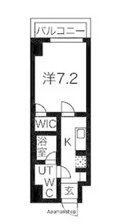 プレール・ドゥーク菊川【5階】の間取り