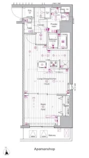 PREMIUM CUBE 上野【12階】の間取り