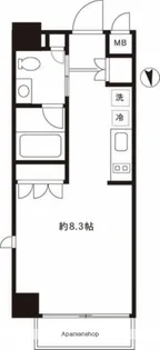 イースト秋葉原【13階】の間取り