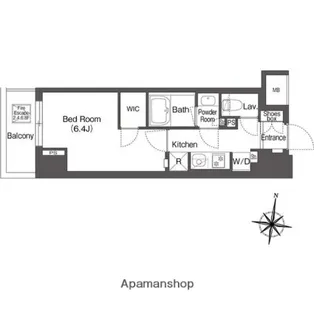 コンフォリア森下リバーサイド【8階】の間取り