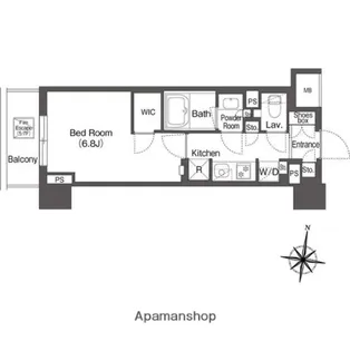 コンフォリア森下リバーサイド【3階】の間取り