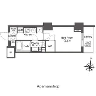 コンフォリア森下リバーサイド【6階】の間取り