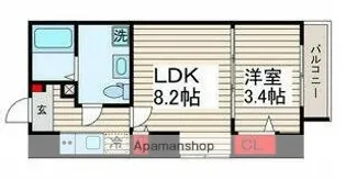 グレイスコート清澄白河【2階】の間取り