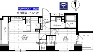 ステージグランデ新御徒町アジールコート【12階】の間取り