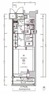 GENOVIA亀戸Ⅴ【7階】の間取り