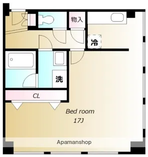 スクエア日本橋【5階】の間取り