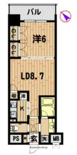 EPIC HIGASHI NIHONBASHI RESIDENC【10階】の間取り