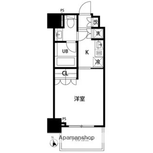 セントラル銀座【11階】の間取り