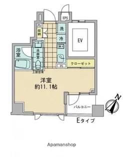 AZ日本橋人形町【3階】の間取り
